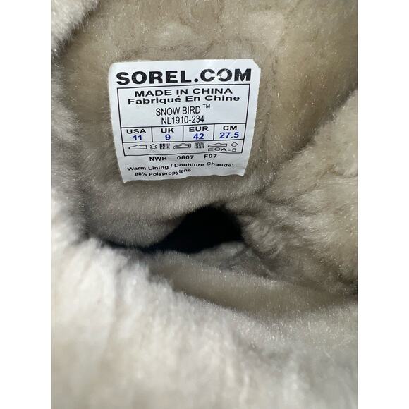 Sorel Women's SnowBird Fur Boots - size 11 - Picture 10 of 12